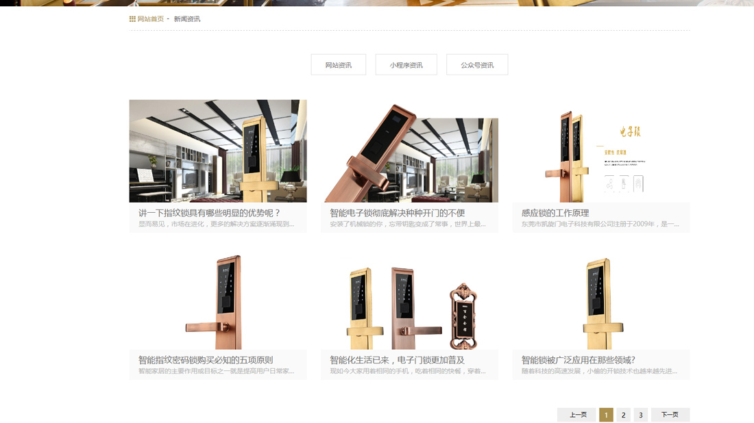 家装建材网站案例