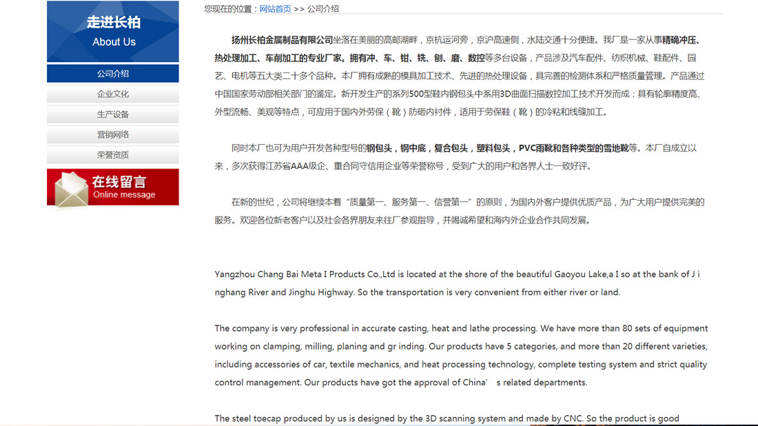 其它/外贸进出口网站案例