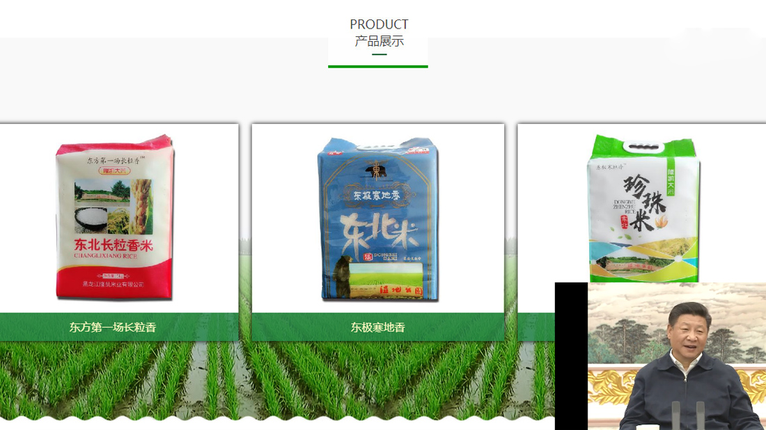 农副产品网站案例