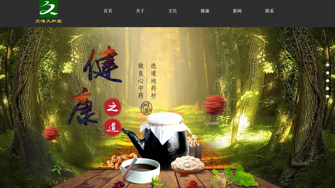 医疗健康网站案例