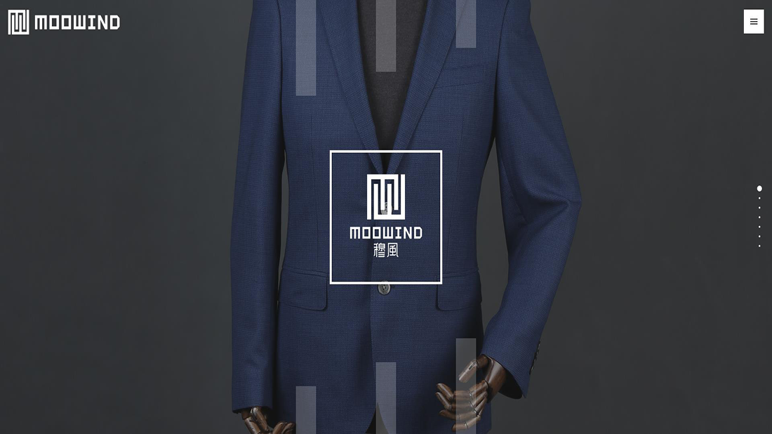 纺织服装网站案例