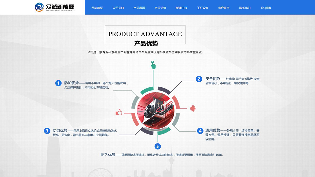 机械制造网站案例