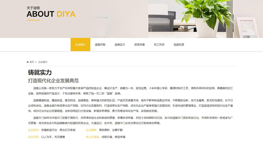 家装建材网站案例