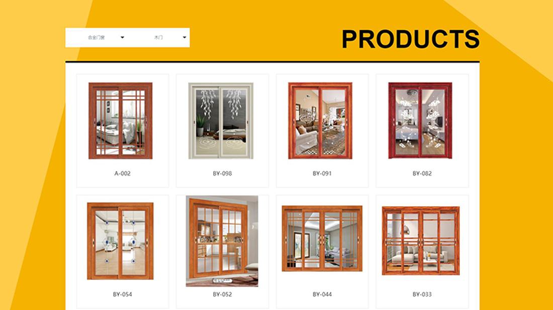 家装建材网站案例