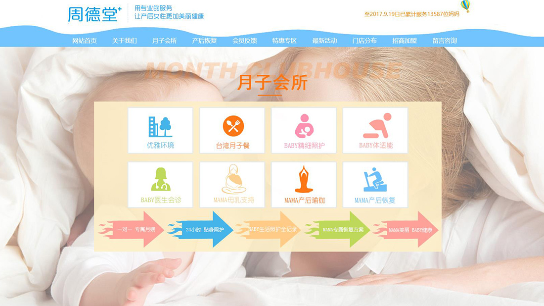 商业服务网站案例