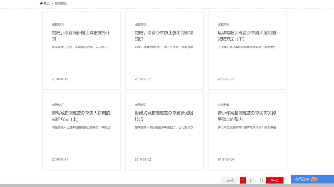 电子电工/商业服务网站案例