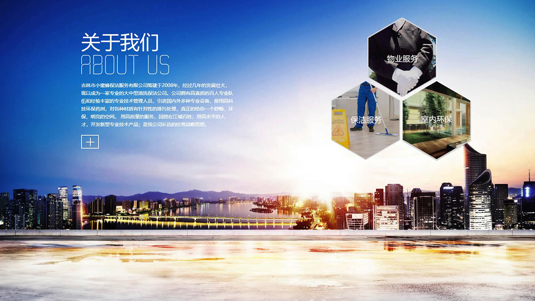 商业服务网站案例