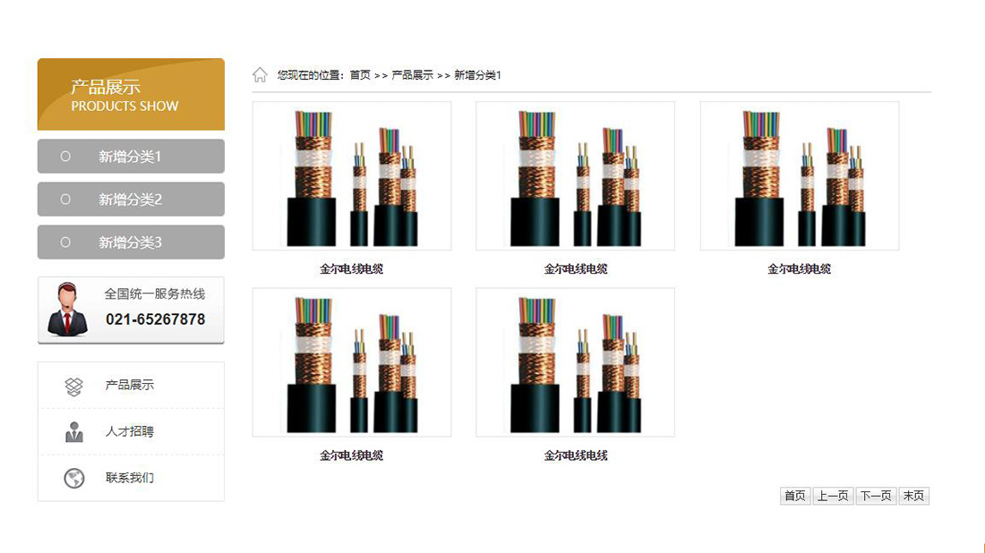 电子电工网站案例