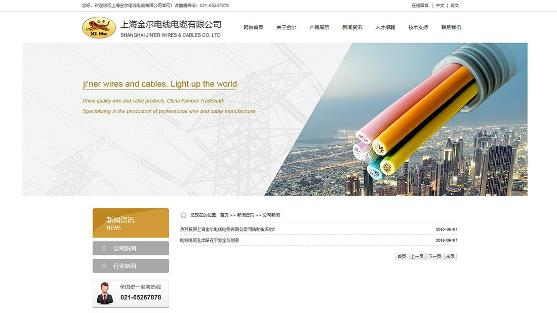 电子电工网站案例
