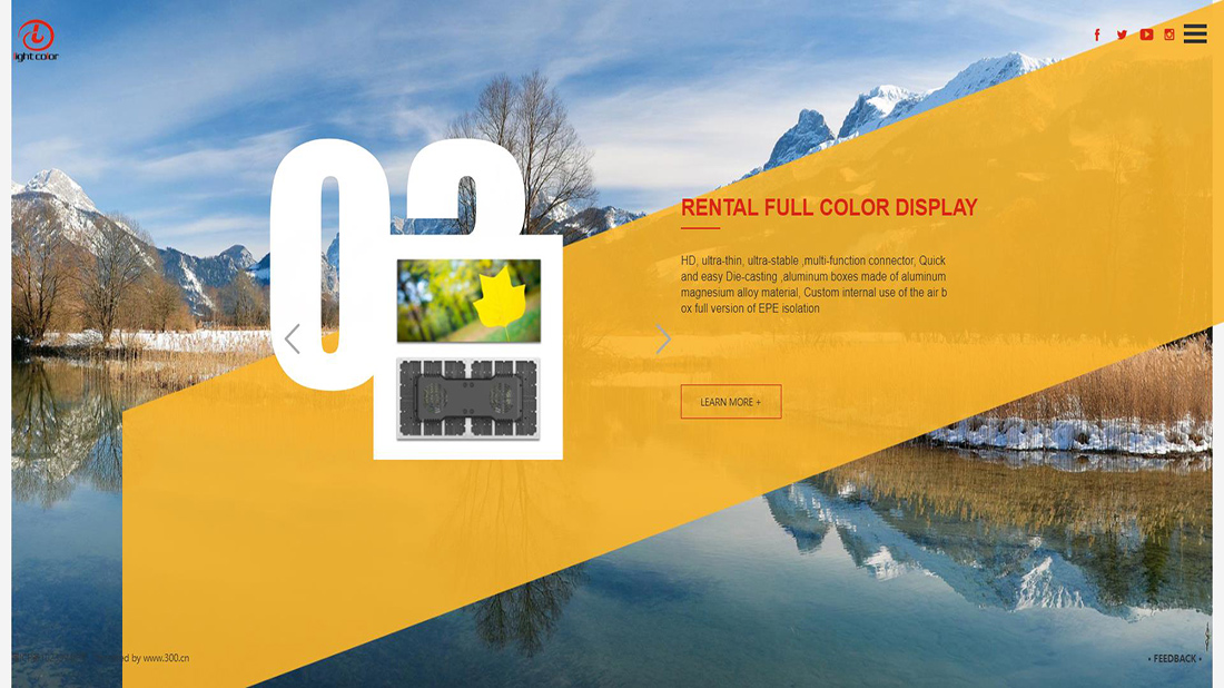 仪器仪表网站案例