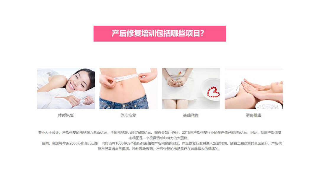 商业服务网站案例