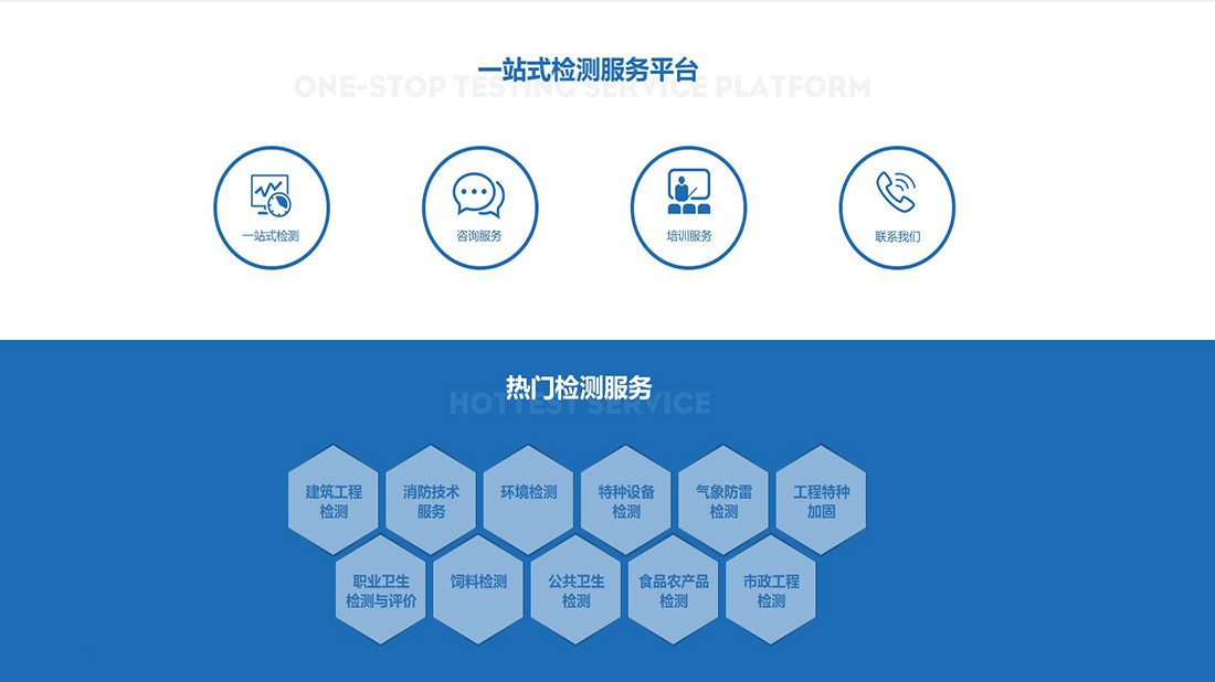 商业服务网站案例