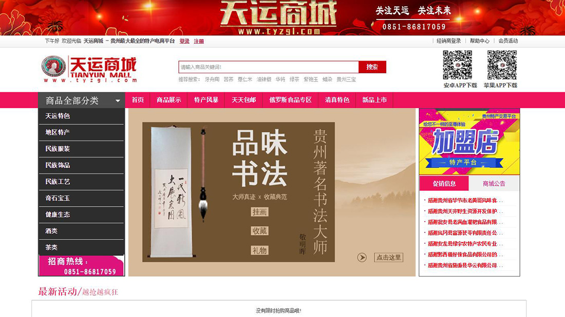 商业服务网站案例