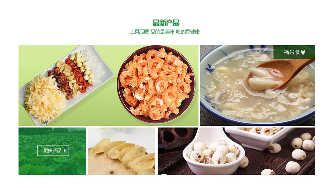 食品制造网站案例