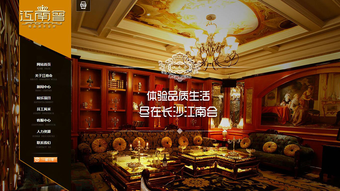 商业服务网站案例