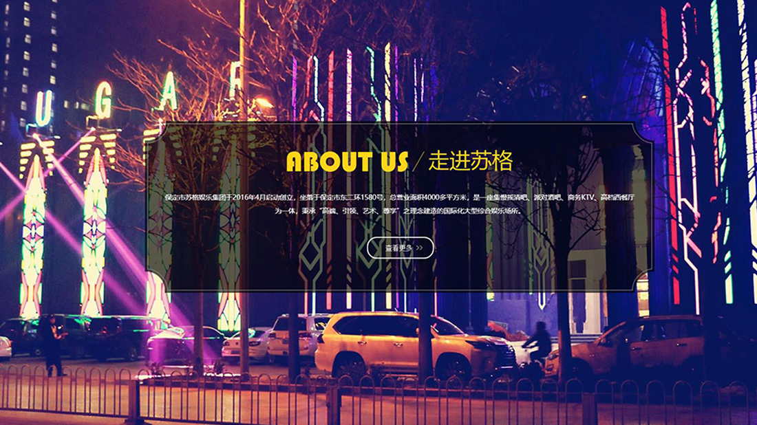 商业服务网站案例