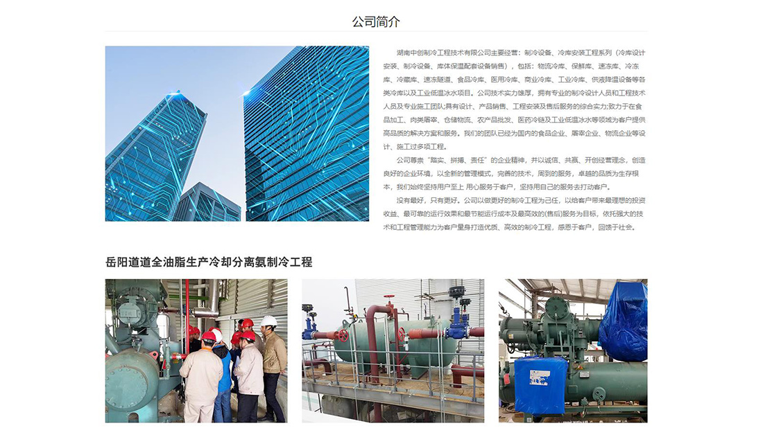冶金制品网站案例