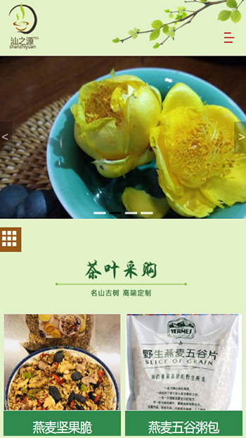 食品制造网站案例