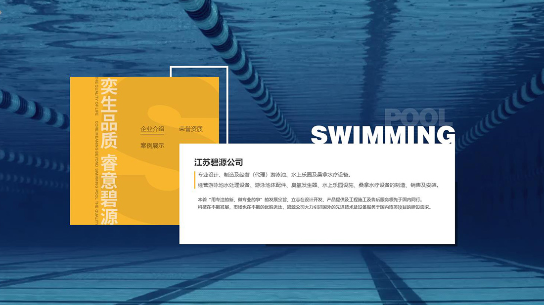 商业服务网站案例