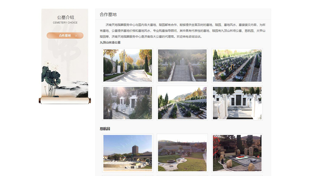 商业服务网站案例