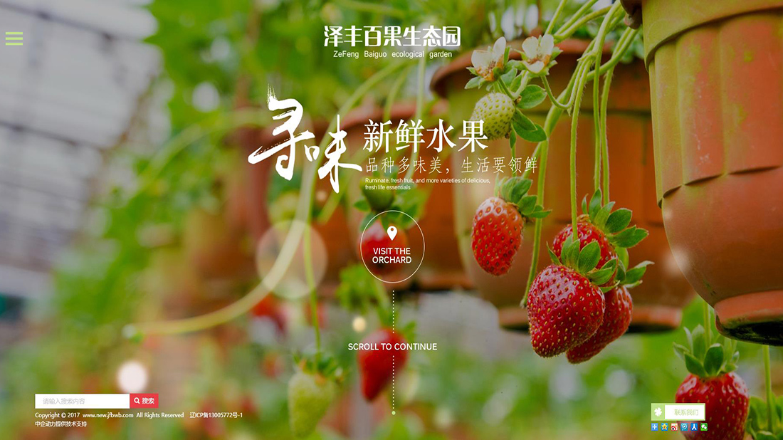 农副产品网站案例