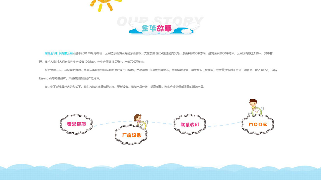 纺织服装网站案例