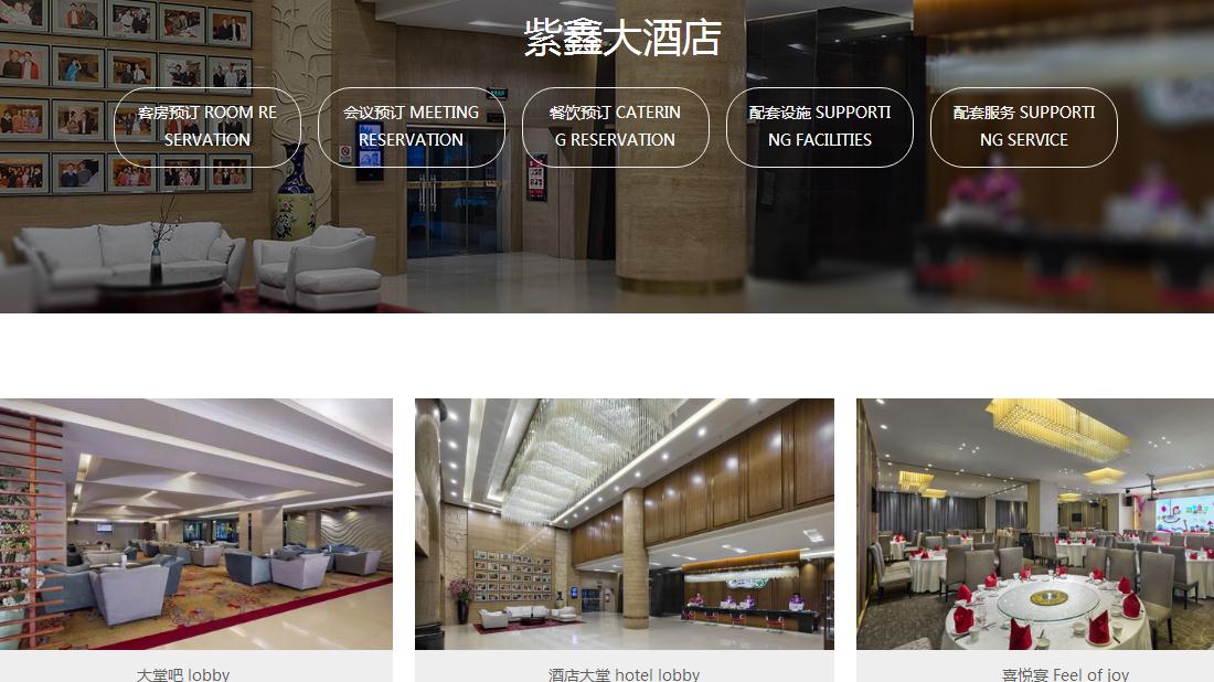 酒店旅游网站案例