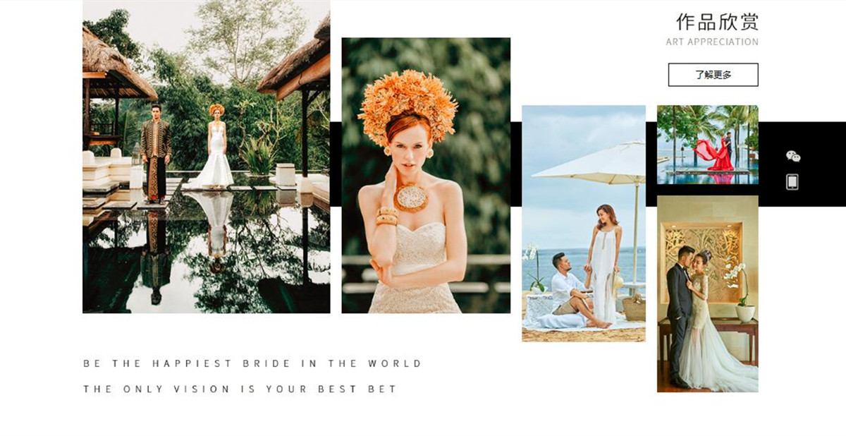 商业服务网站案例