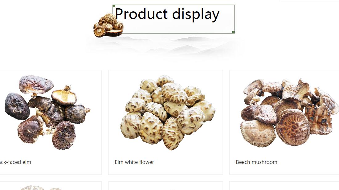 农副产品网站案例