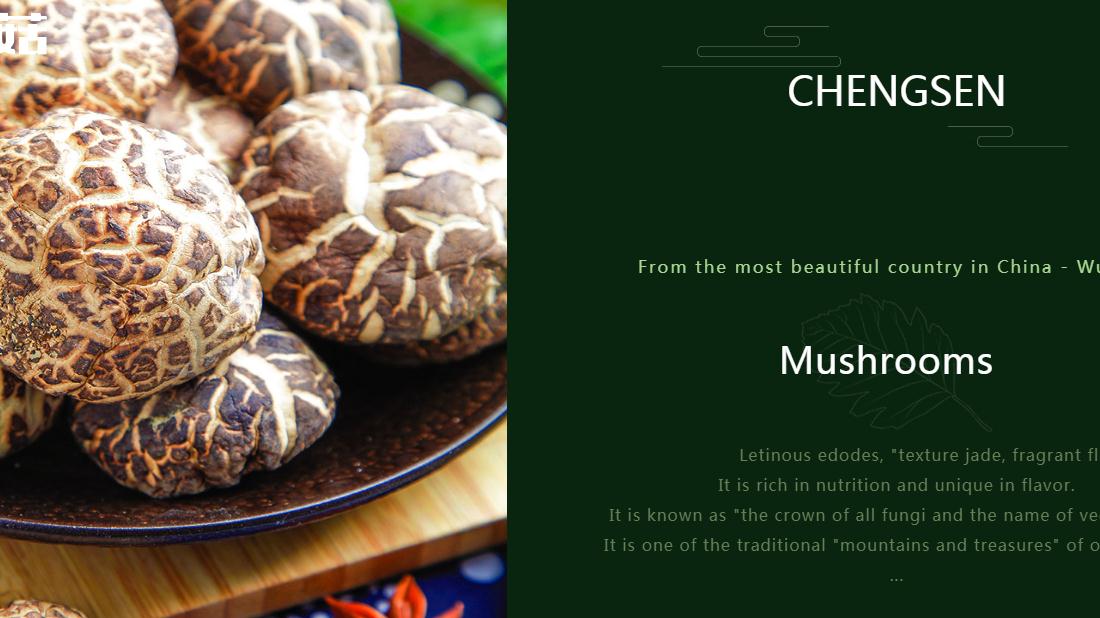 农副产品网站案例