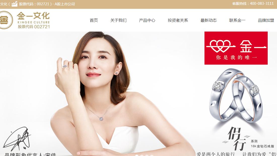 珠宝首饰网站案例