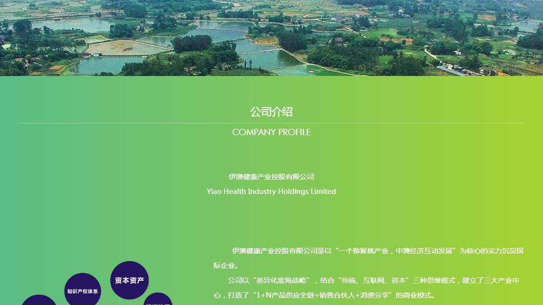 食品制造网站案例