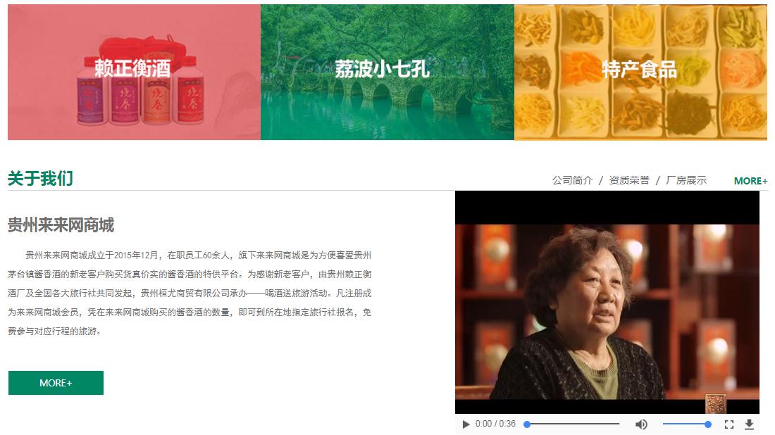 食品制造/酒店旅游网站案例