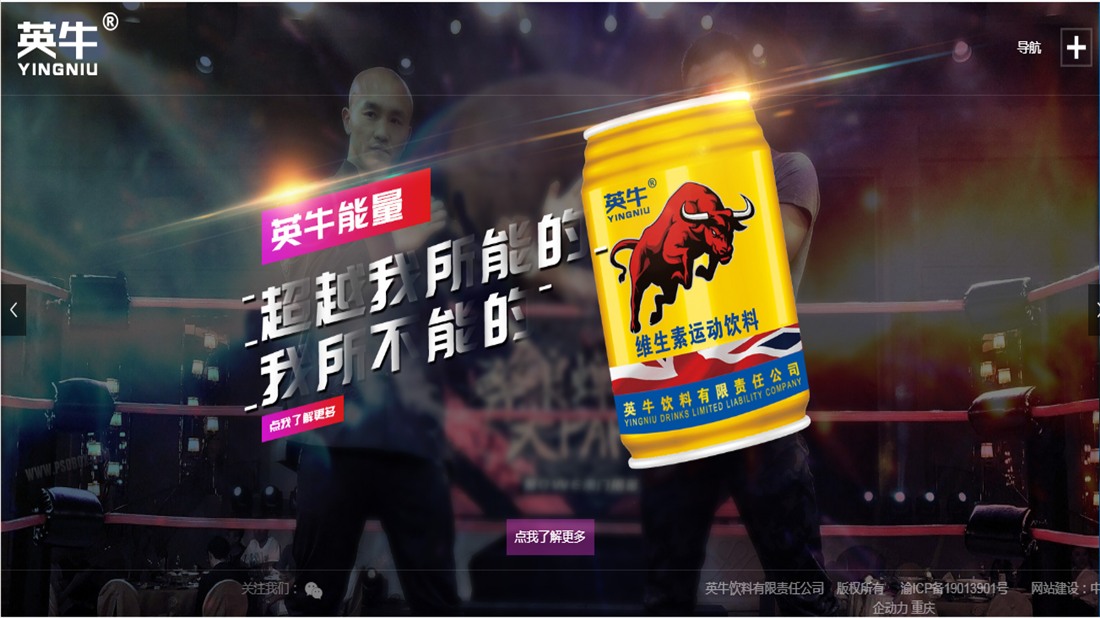 食品制造网站案例