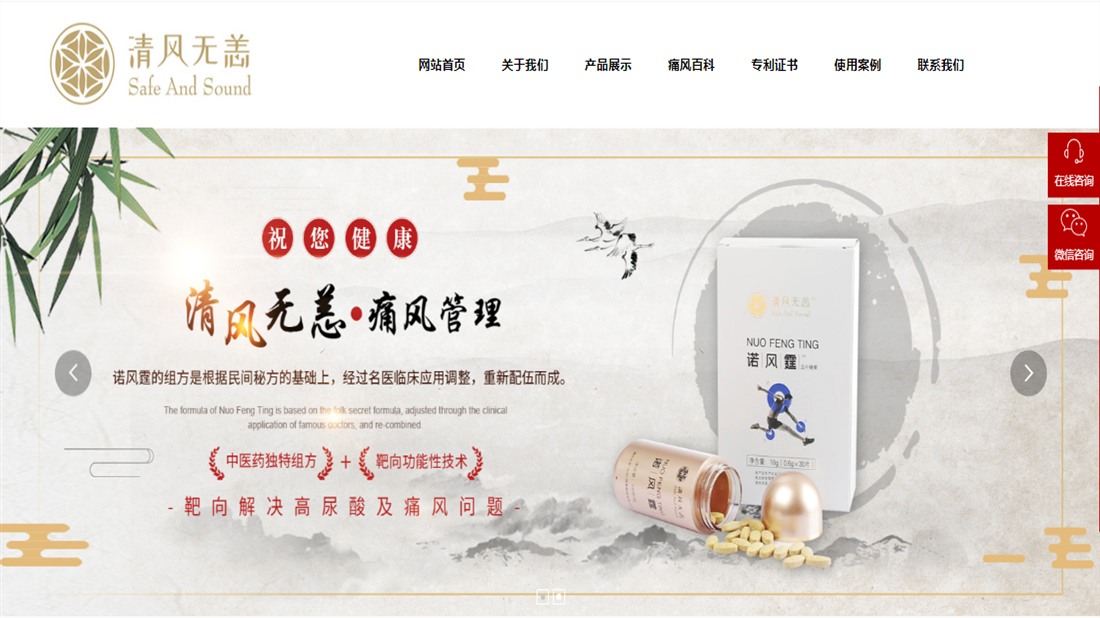 医疗器械网站案例