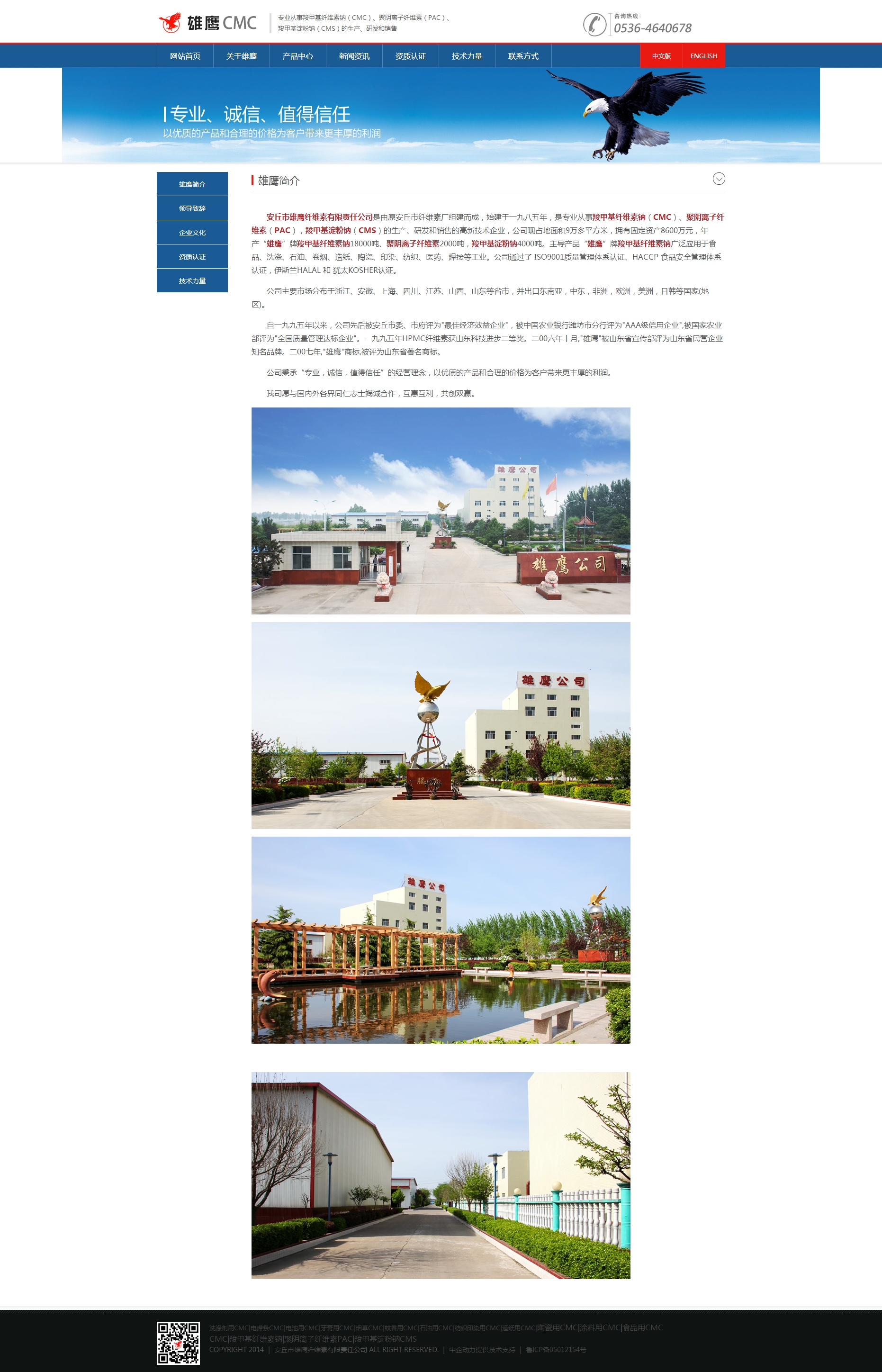 安丘市雄鹰纤维素有限责任公司