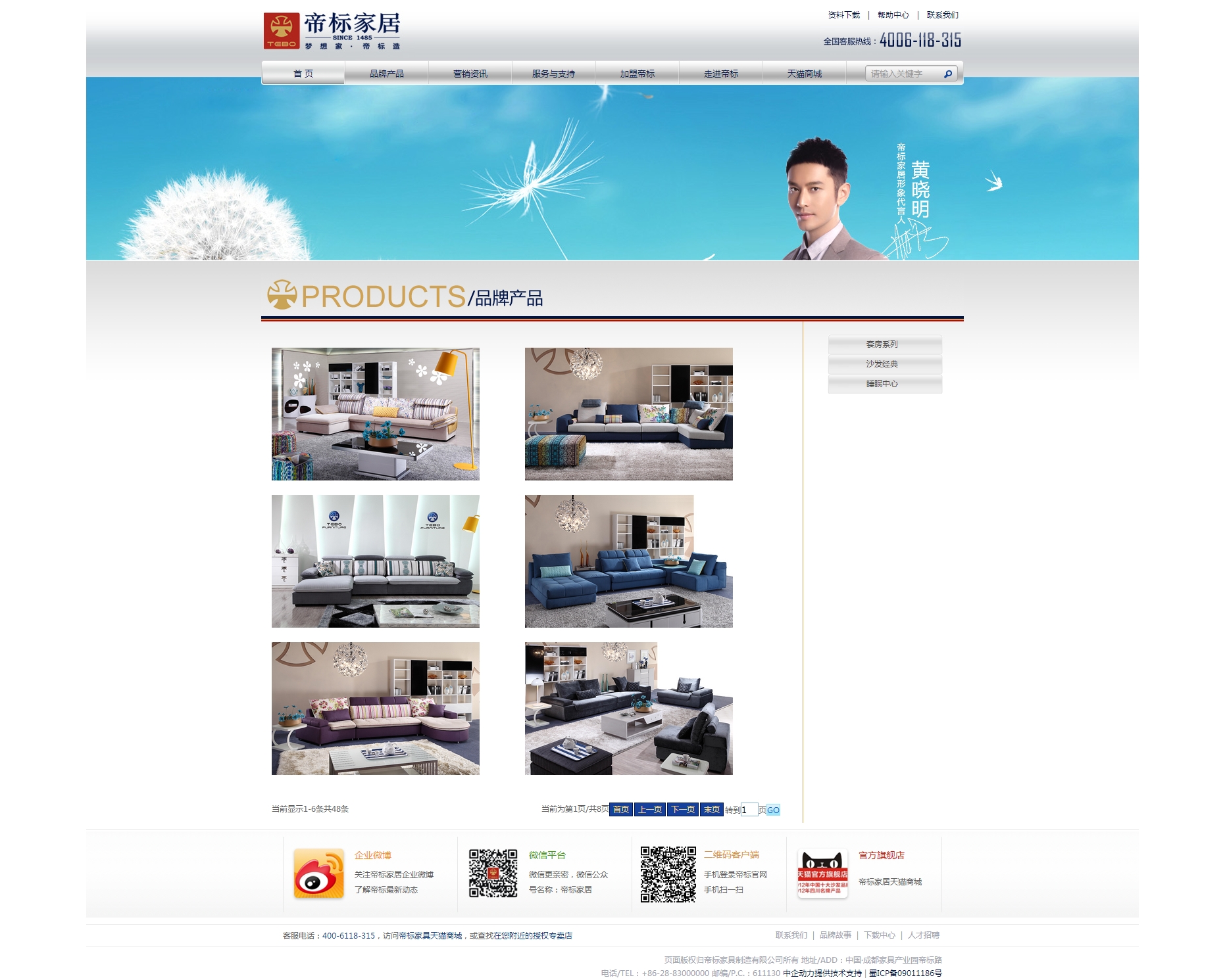帝标家居 网站建设