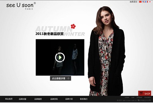 东莞如成服装有限公司-网站建设成功案例